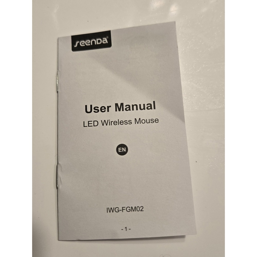 Seenda Mint‎ Green LED Wireless Mouse Laptop Computer - Picture 2 of 3